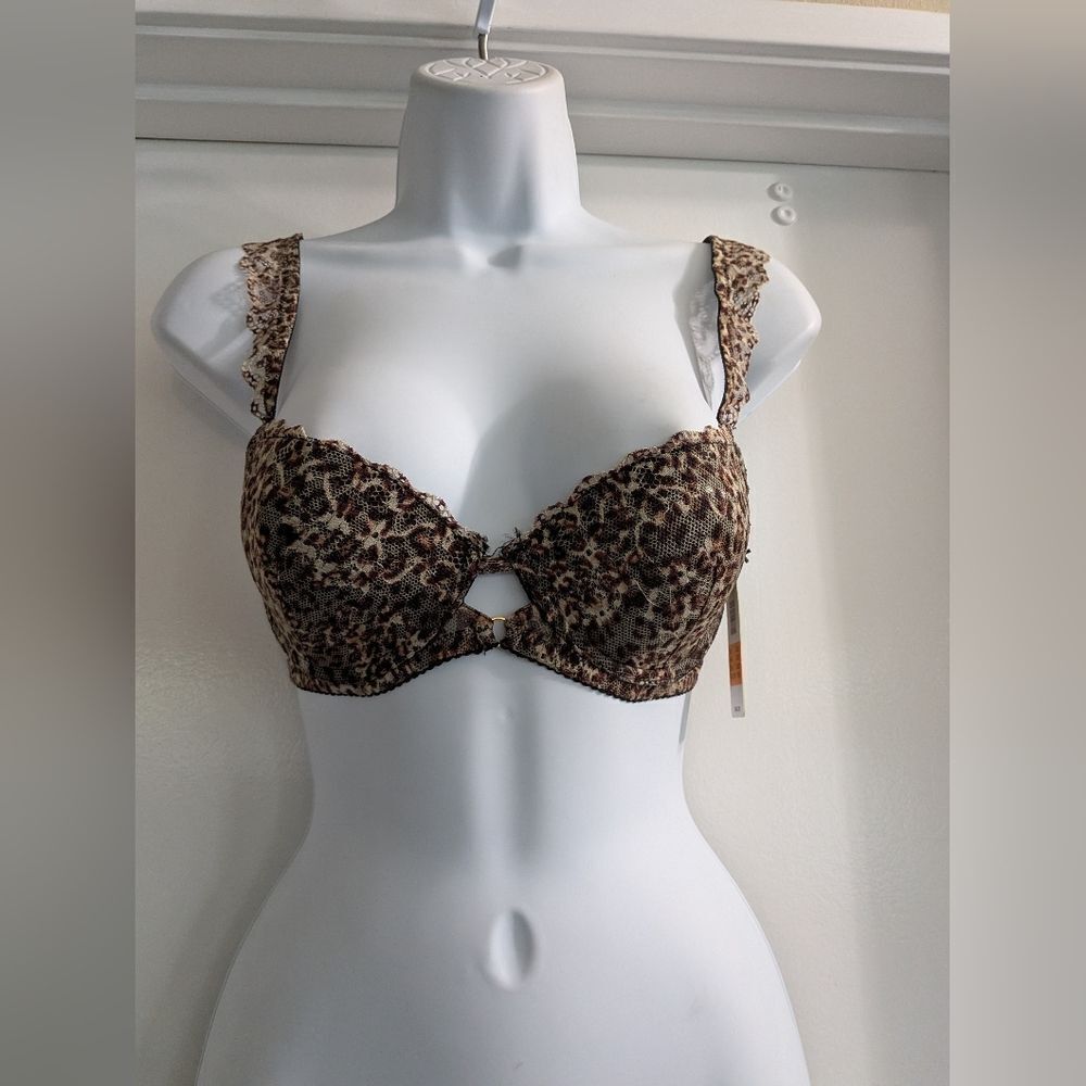 Sam Edelman Cheetah print Bra 32D NWT